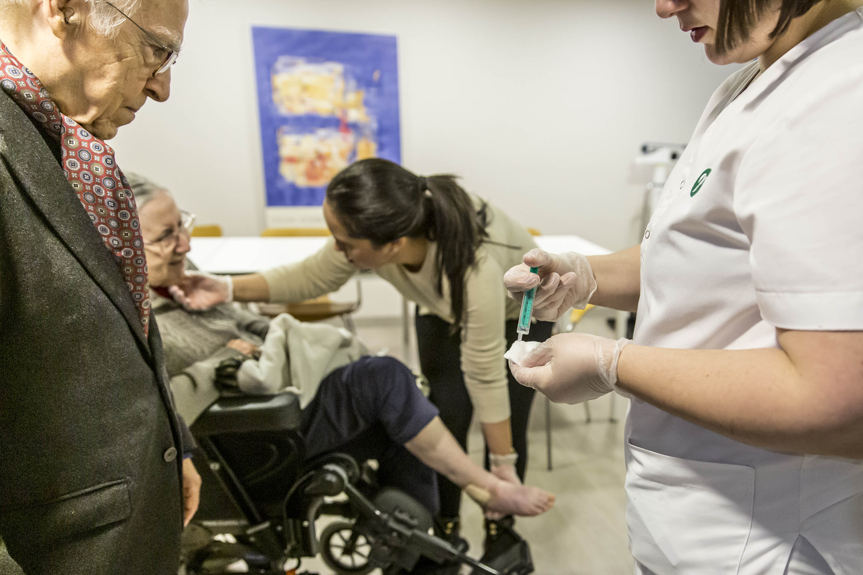 Enfermera especialista en Geriatría. 